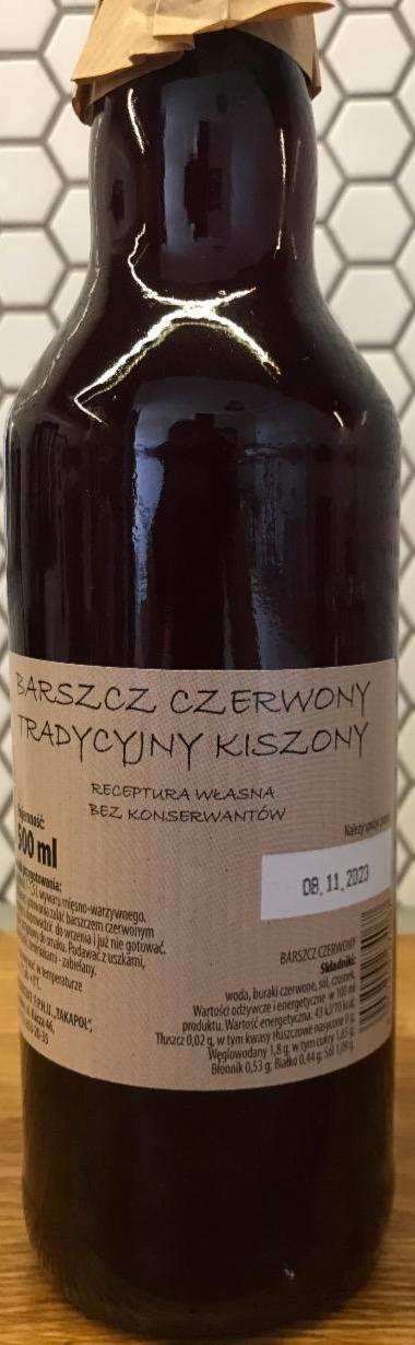 Zdjęcia - Barszcz czerwony tradycyjny kiszony