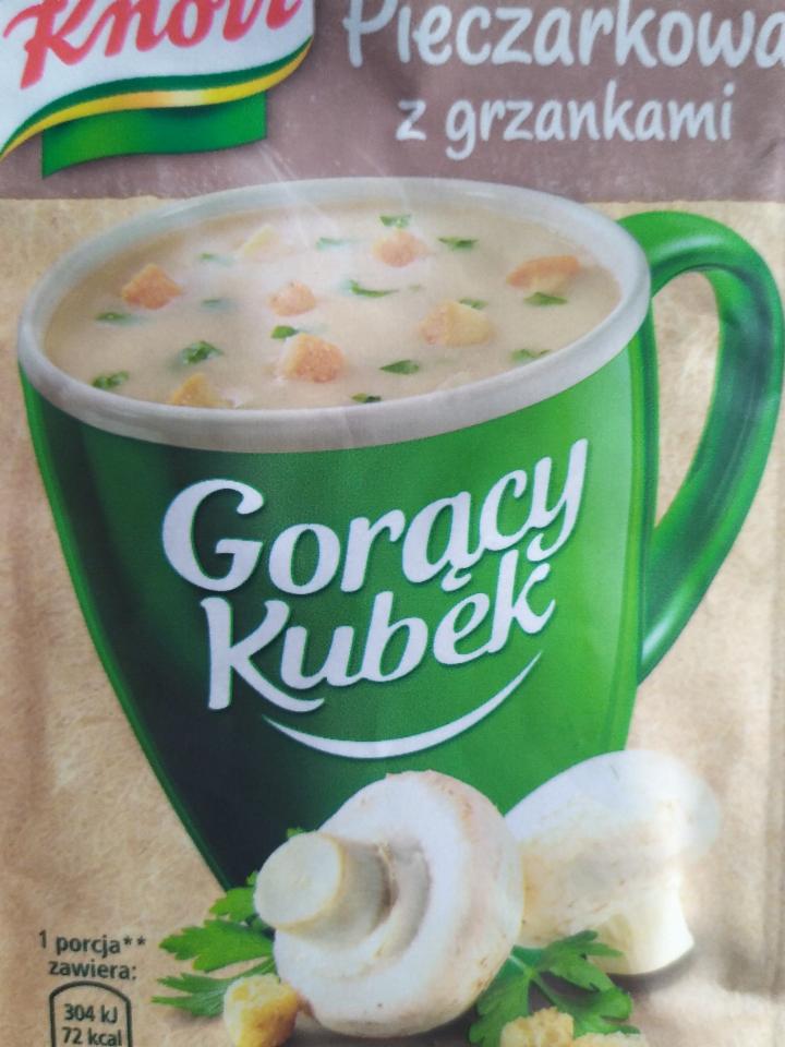 Zdjęcia - Pieczarkowa z grzankami Knorr