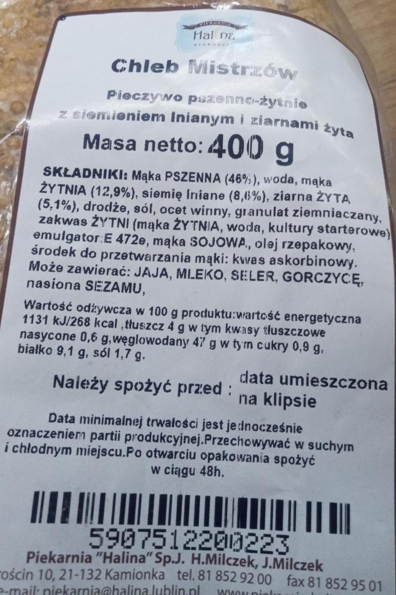 Zdjęcia - Chleb mistrzów Piekarnia Halna