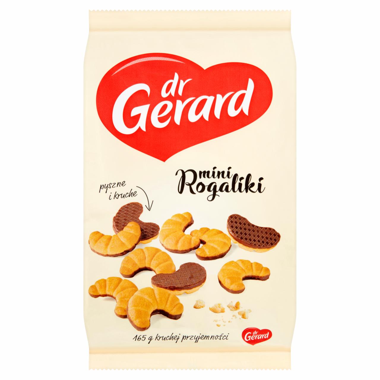 Zdjęcia - dr Gerard Mini rogaliki z polewą kakaową 165 g