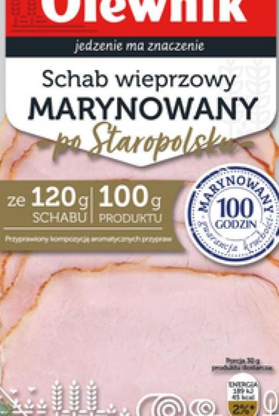 Zdjęcia - Olewnik Schab wieprzowy marynowany po staropolsku 90 g