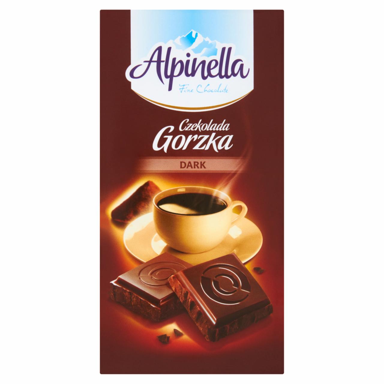 Zdjęcia - Alpinella Czekolada gorzka 100 g