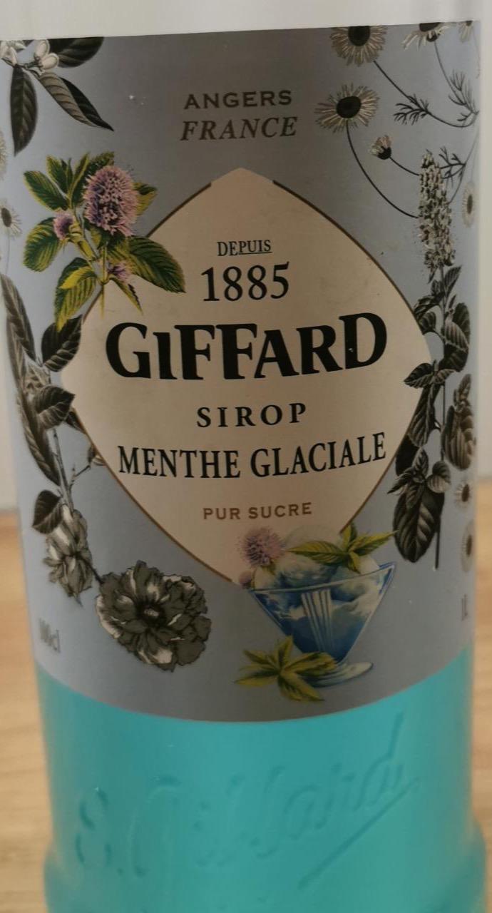 Zdjęcia - Sirop menthe glaciale GiFFarD