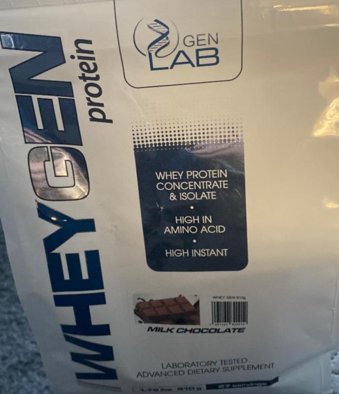 Zdjęcia - Wheygen protein milk chocolate Gen Lab