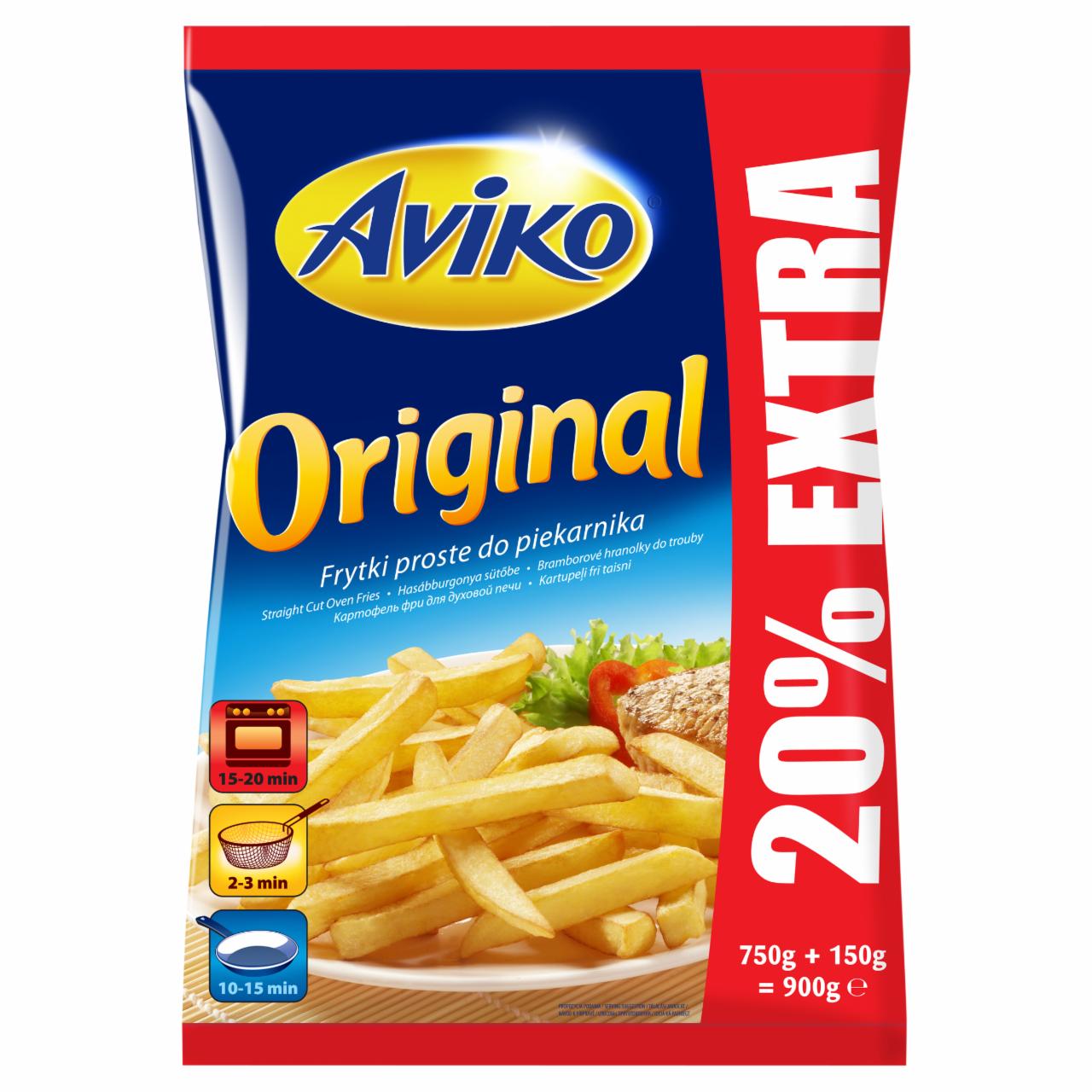 Zdjęcia - Aviko Original Frytki proste do piekarnika 900 g