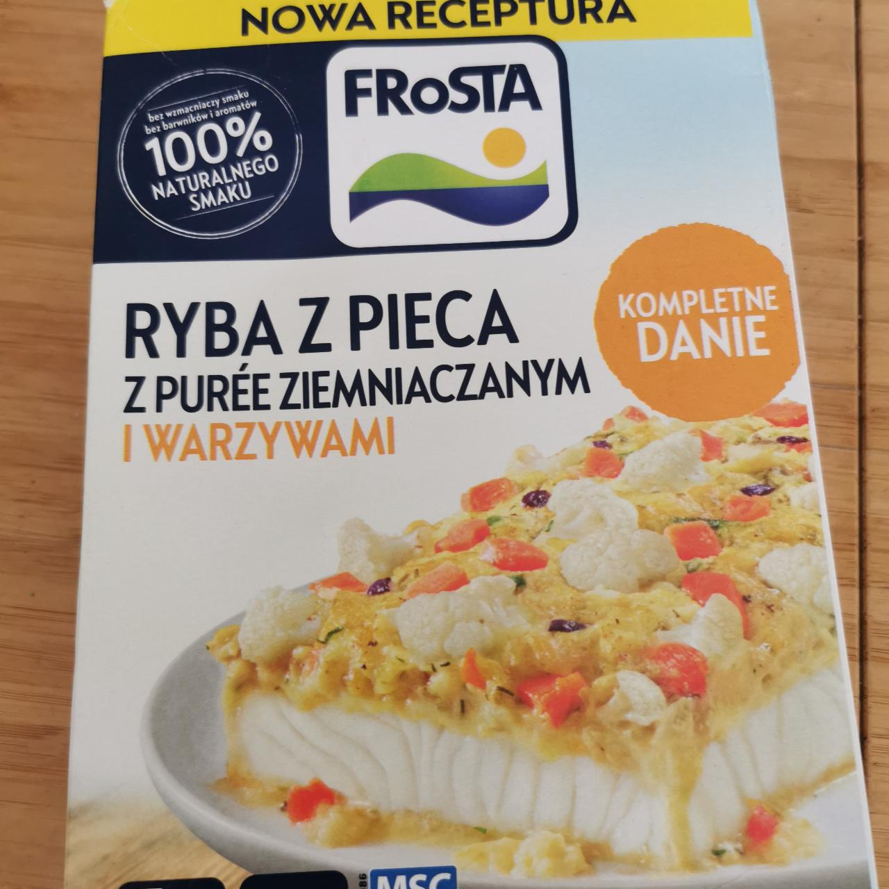 Zdjęcia - FRoSTA Ryba z pieca z purée ziemniaczanym i warzywami 375 g