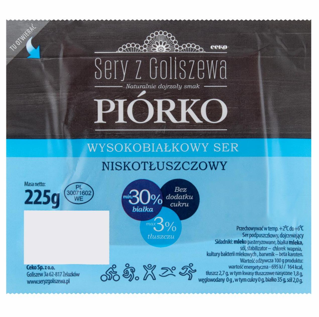 Zdjęcia - Wysokobiałkowy ser niskotłuszczowy Piórko