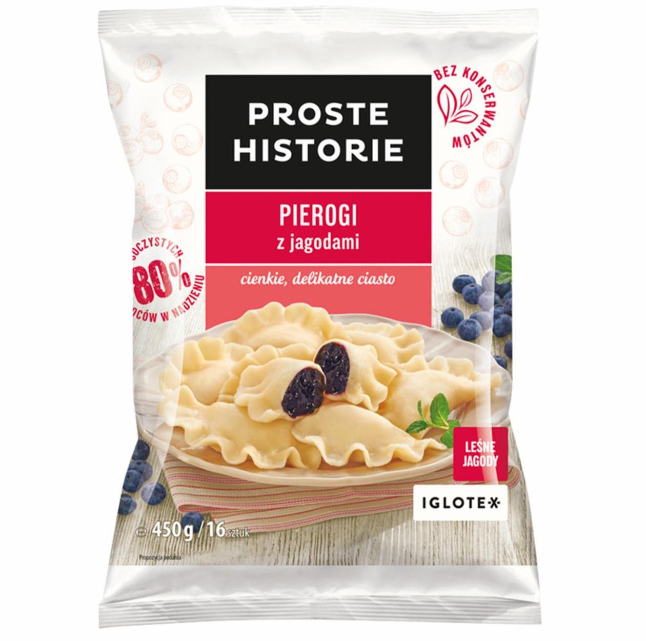 Zdjęcia - Proste Historie Pierogi z jagodami 450 g