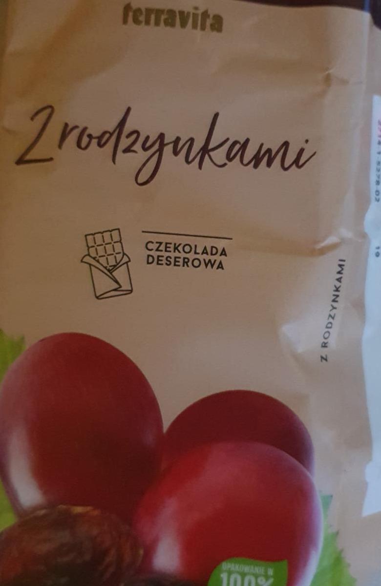 Zdjęcia - czekolada z rodzynkami Terravita