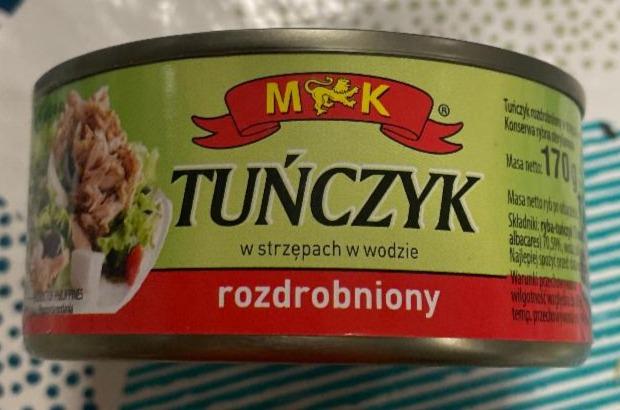 Zdjęcia - Tuńczyk w strzępach w wodzie rozdrobniony MK