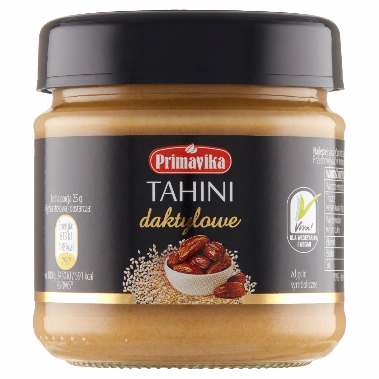 Zdjęcia - Primavika Tahini daktylowe 185 g