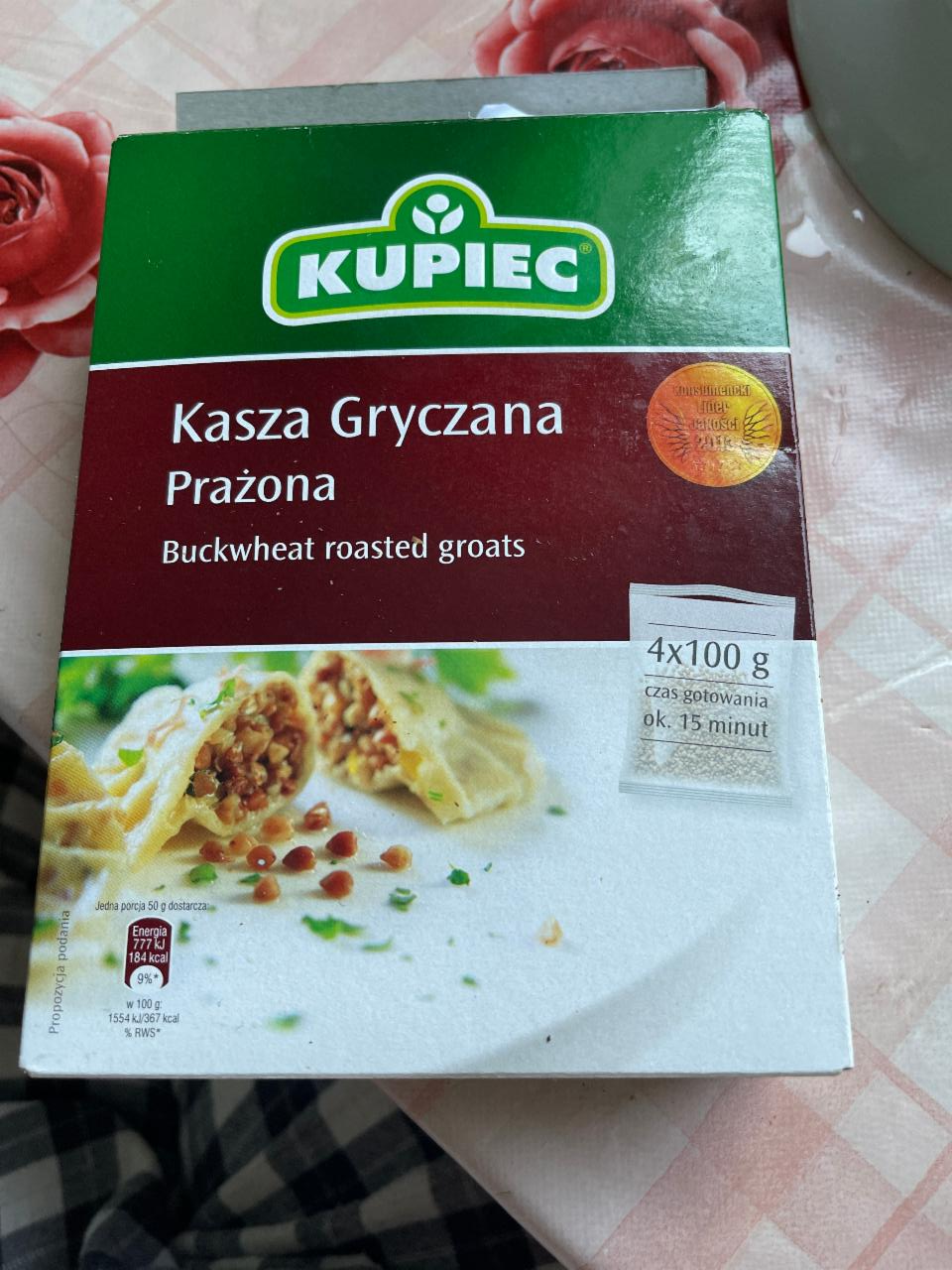 Zdjęcia - Kasza gryczana prażona 400 g (4 x 100 g) Kupiec