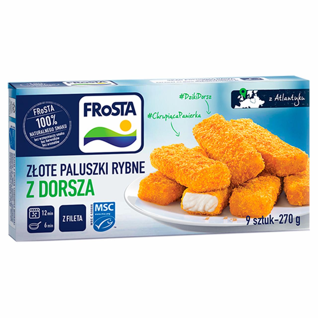 Zdjęcia - FRoSTA Paluszki rybne z dorsza 270 g (9 sztuk)