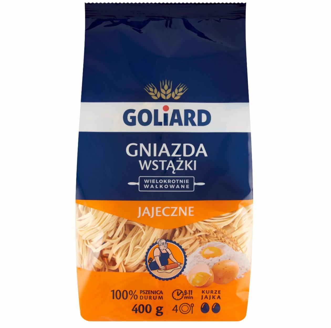 Zdjęcia - Goliard Makaron 2-jajeczny gniazda wstążki 400 g