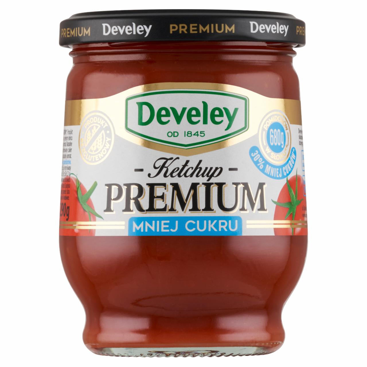 Zdjęcia - Develey Premium Ketchup mniej cukru 290 g