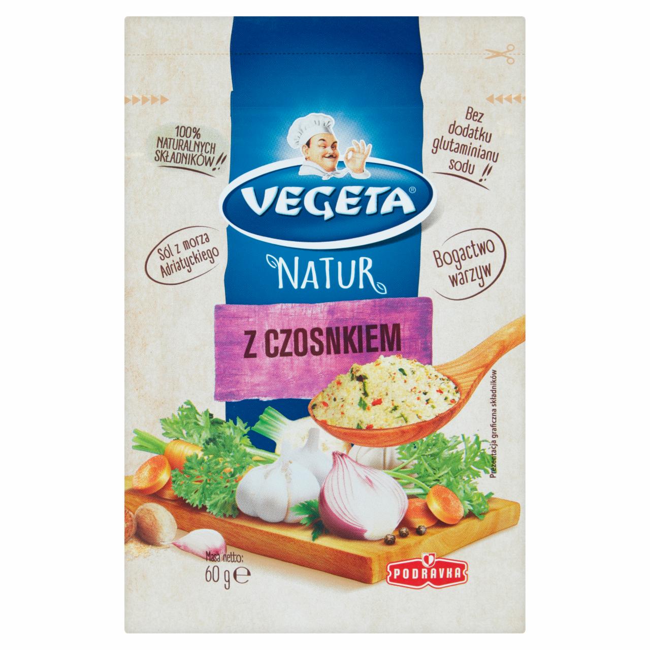 Zdjęcia - Vegeta Natur Przyprawa z czosnkiem 60 g