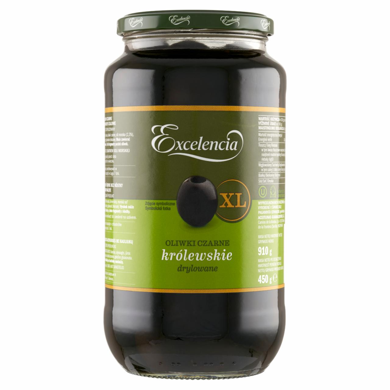 Zdjęcia - Excelencia Oliwki czarne królewskie drylowane 910 g