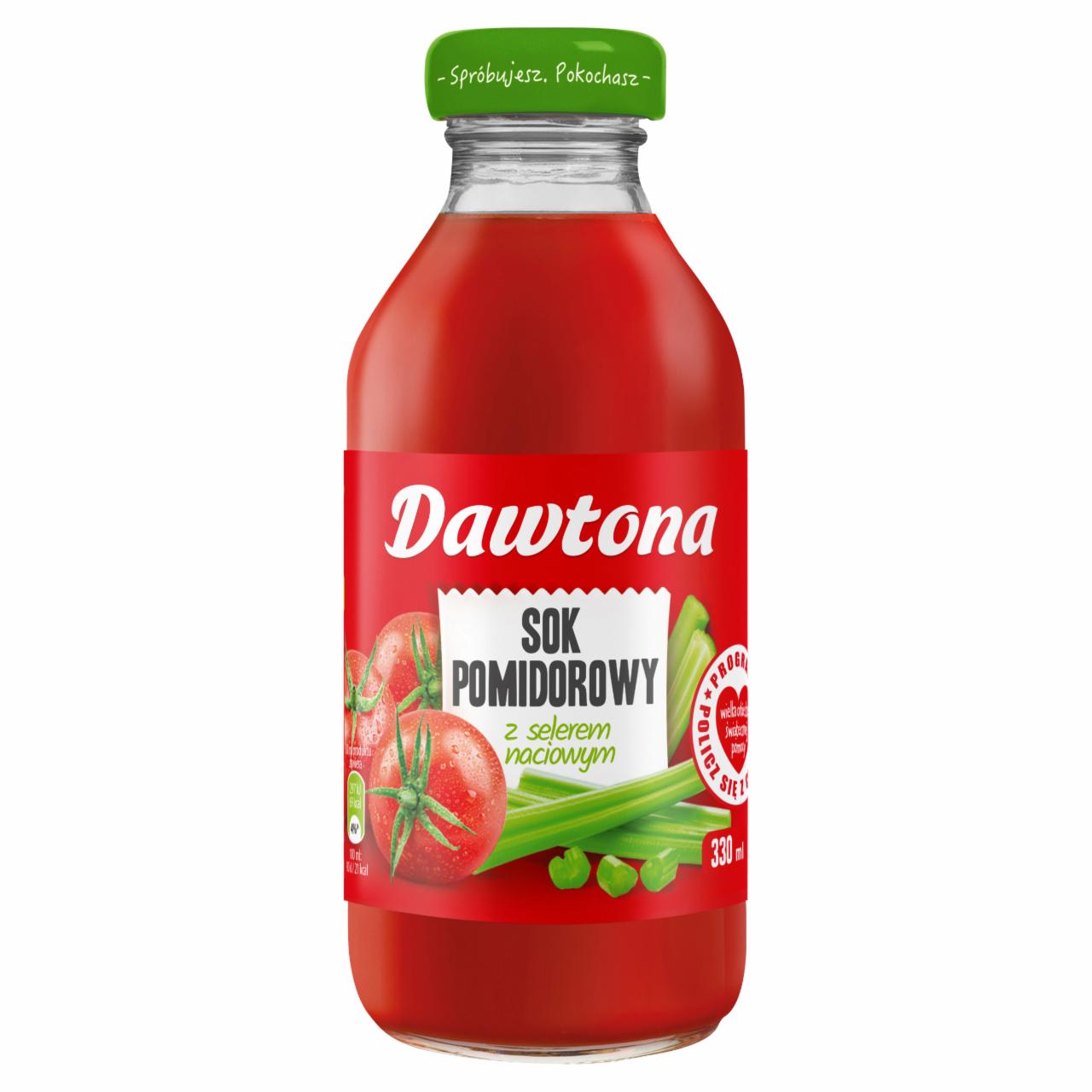 Zdjęcia - Dawtona Sok pomidorowy z selerem naciowym 330 ml