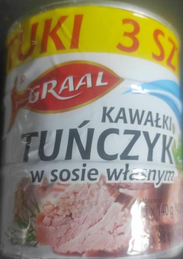 Zdjęcia - Tuńczyk kawałki w sosie własnym Graal