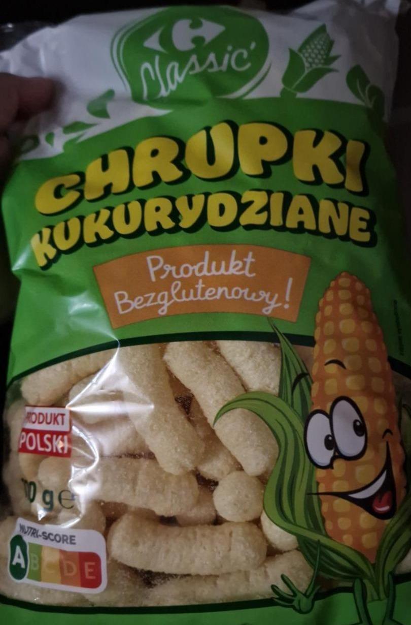 Zdjęcia - Chrupki kukurydziane bezglutenowe Carrefour Classic