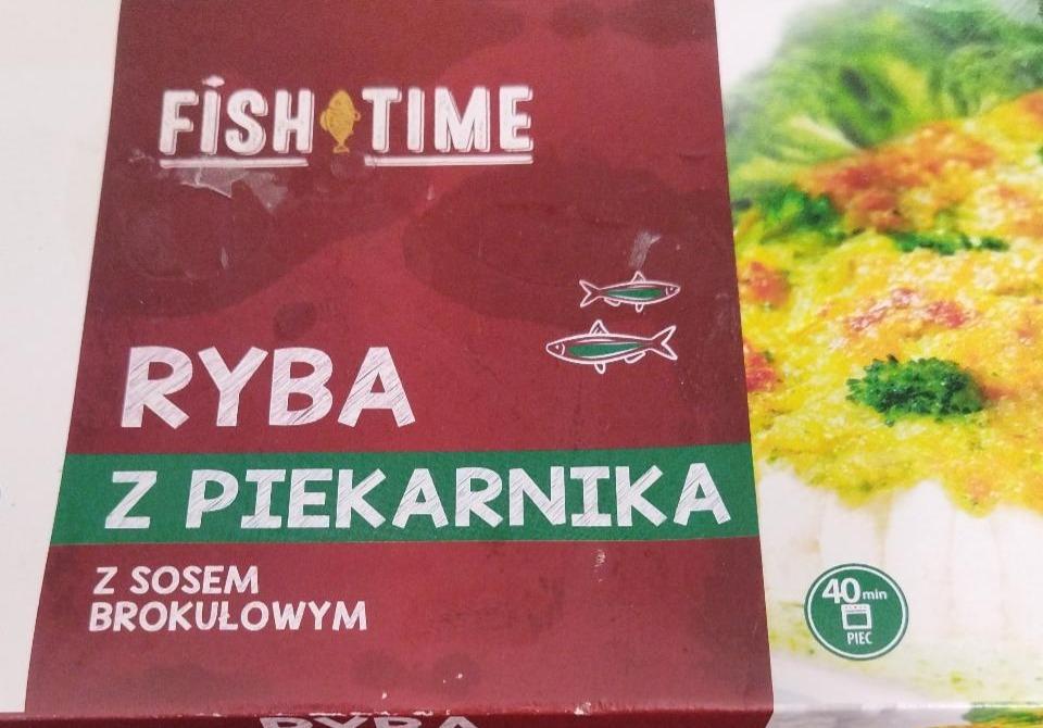 Zdjęcia - Ryba z piekarnika z sosem brokułowym Fish Time