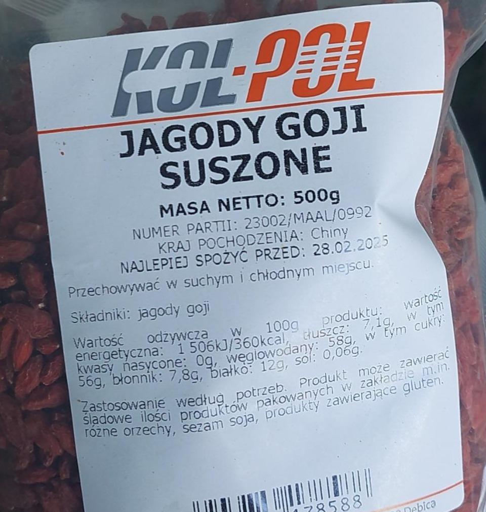 Zdjęcia - Jagody goji suszone Kol-Pol