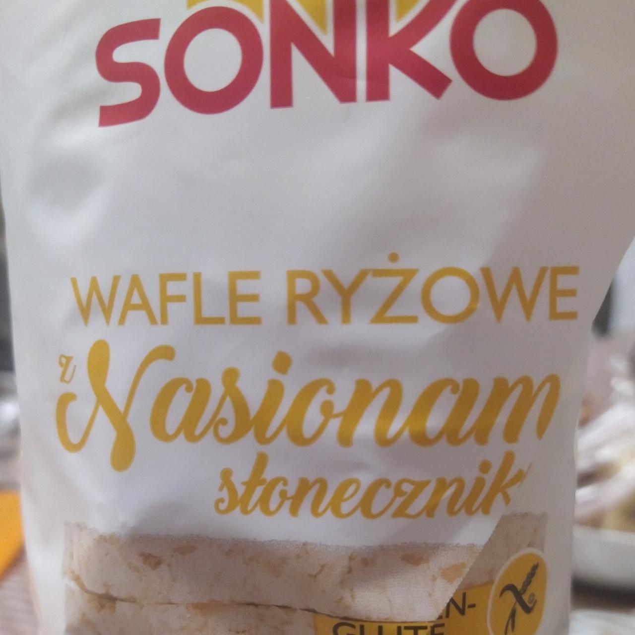 Zdjęcia - Sunflower seeds rice cakes