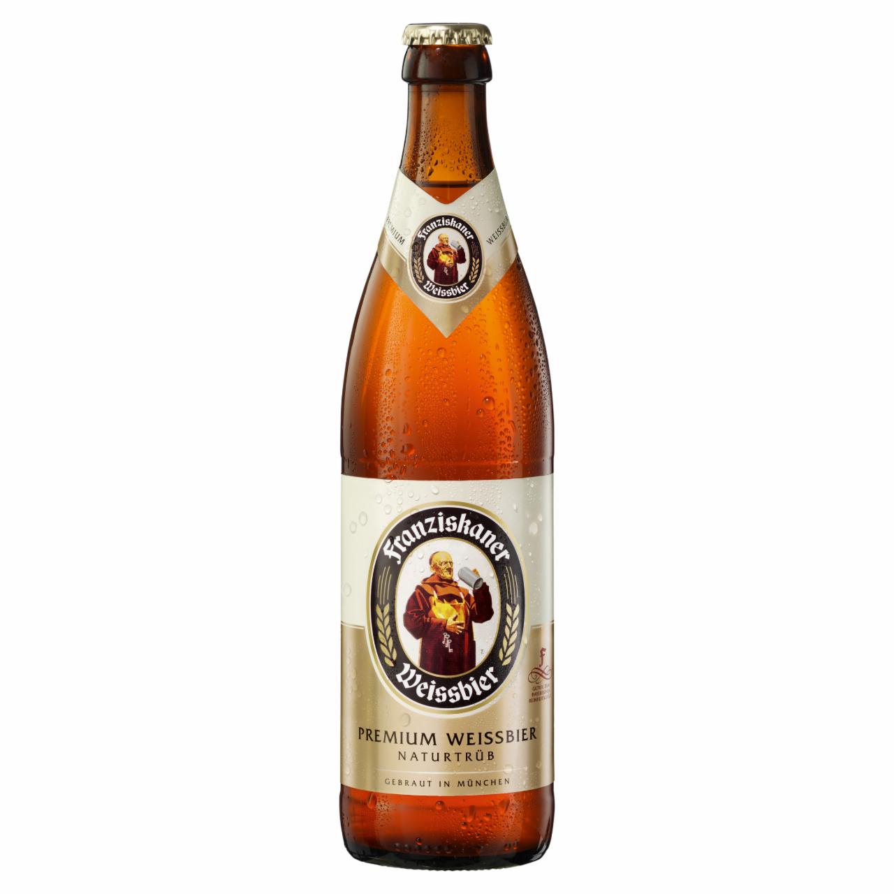 Zdjęcia - Franziskaner Weissbier Piwo pszeniczne jasne 0,5 l