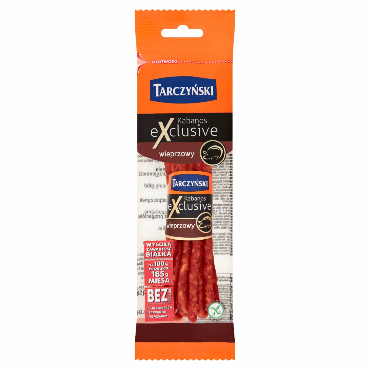 Zdjęcia - Tarczyński Kabanos Exclusive wieprzowy 120 g