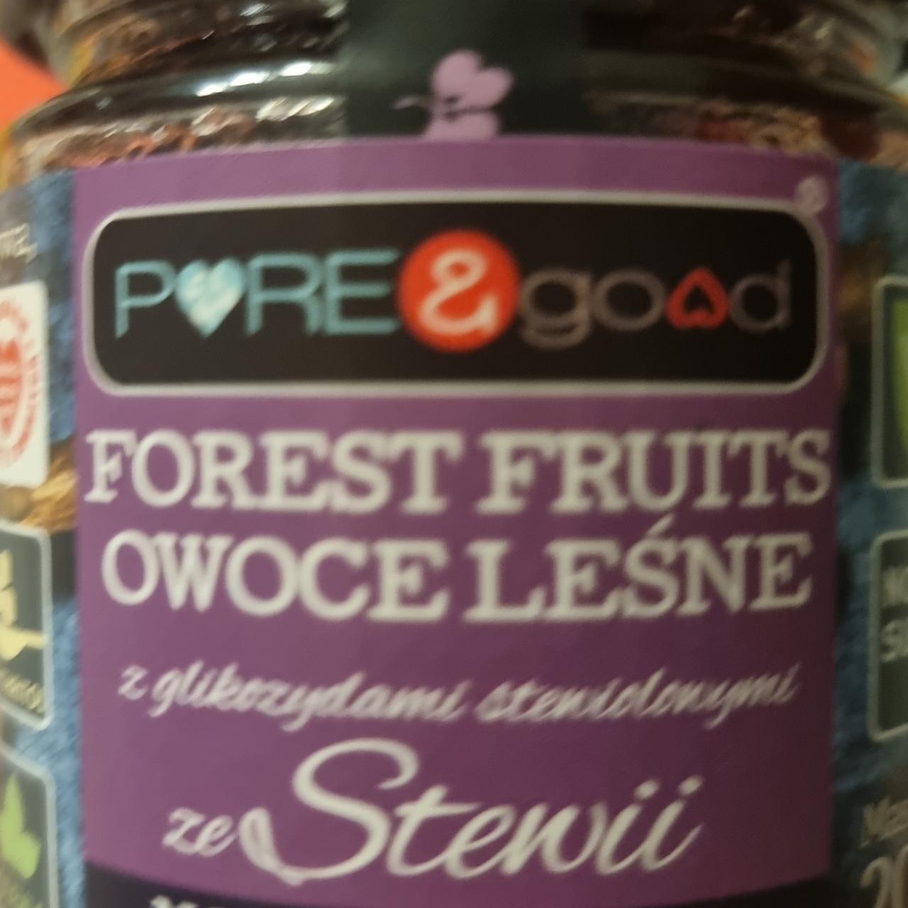 Zdjęcia - Owoce leśne z erytrytolem i glikozydami stewiolowymi Pure&good