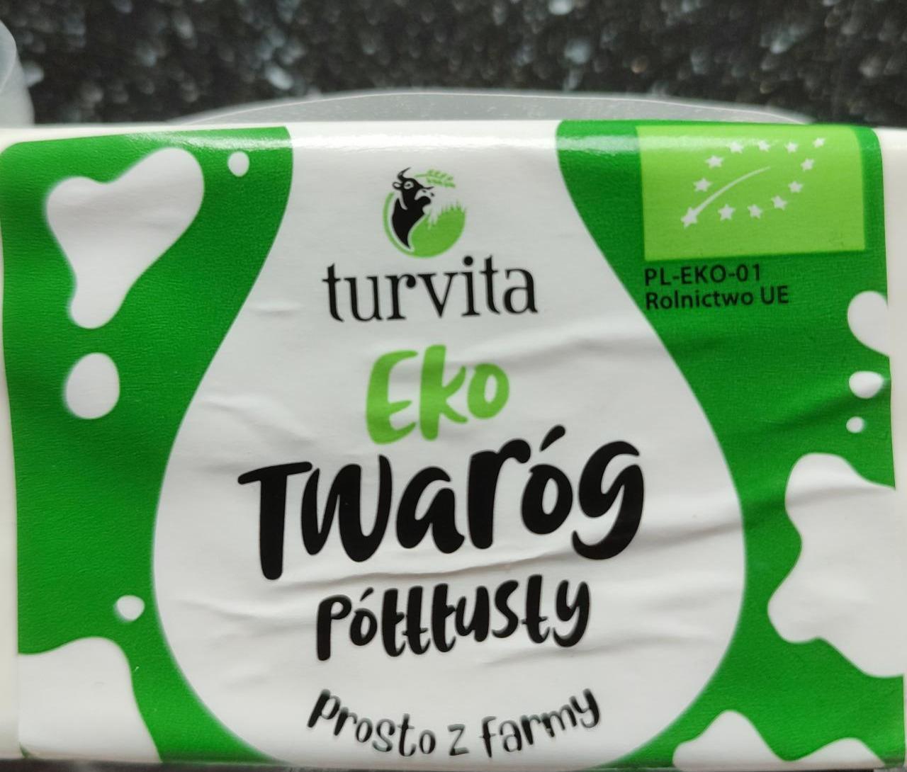 Zdjęcia - Eko twaróg półtłusty Turvita