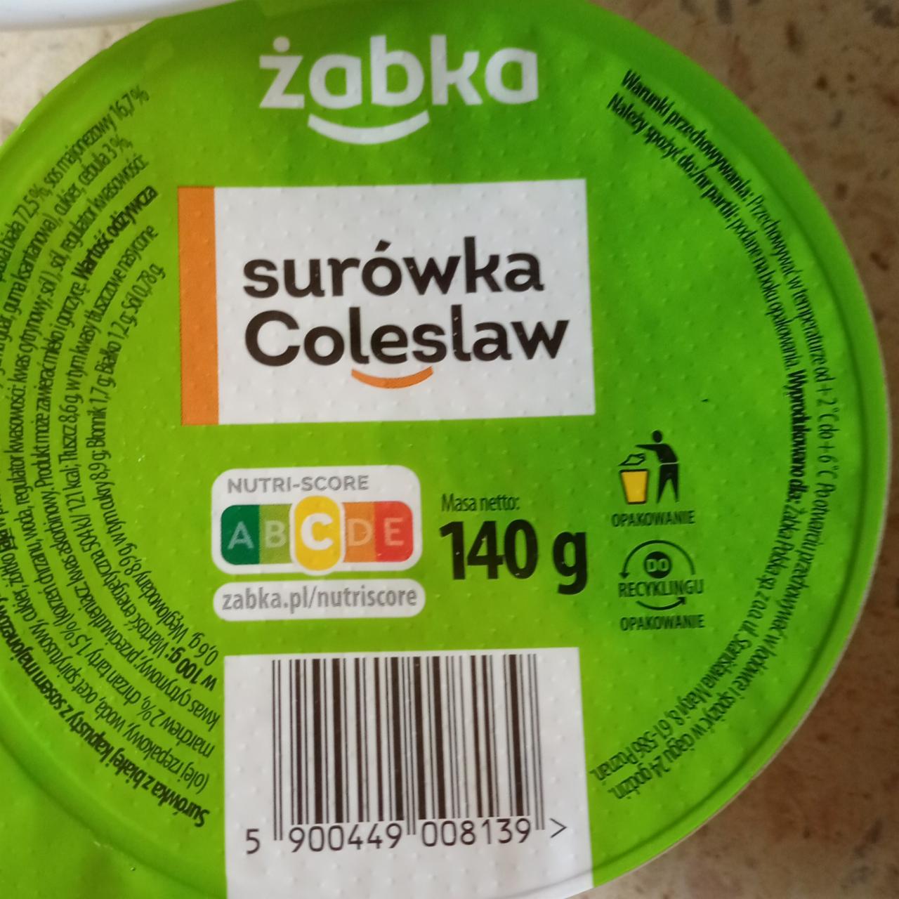 Zdjęcia - Surówka coleslaw Żabka