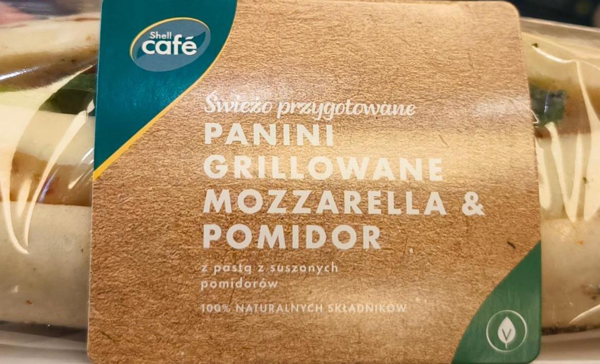 Zdjęcia - Panini grillowane mozarella i pomidor Shell cafe