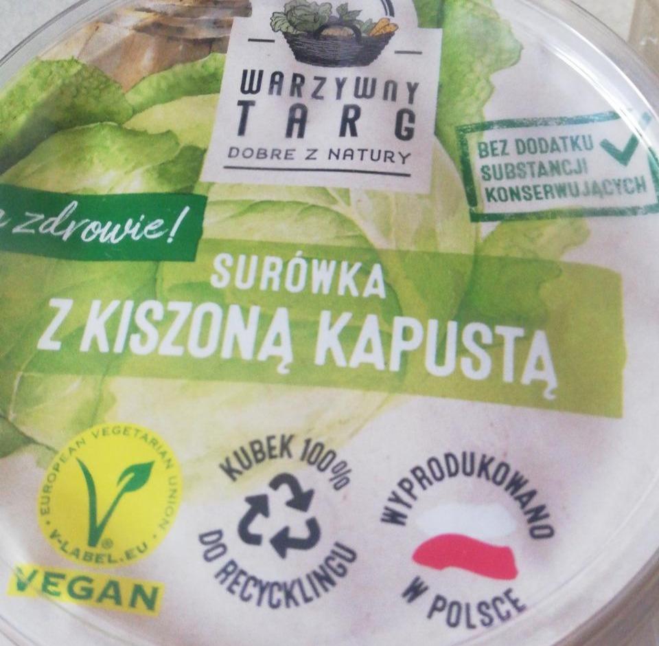 Zdjęcia - surówka z kiszona kapusta warzywny targ