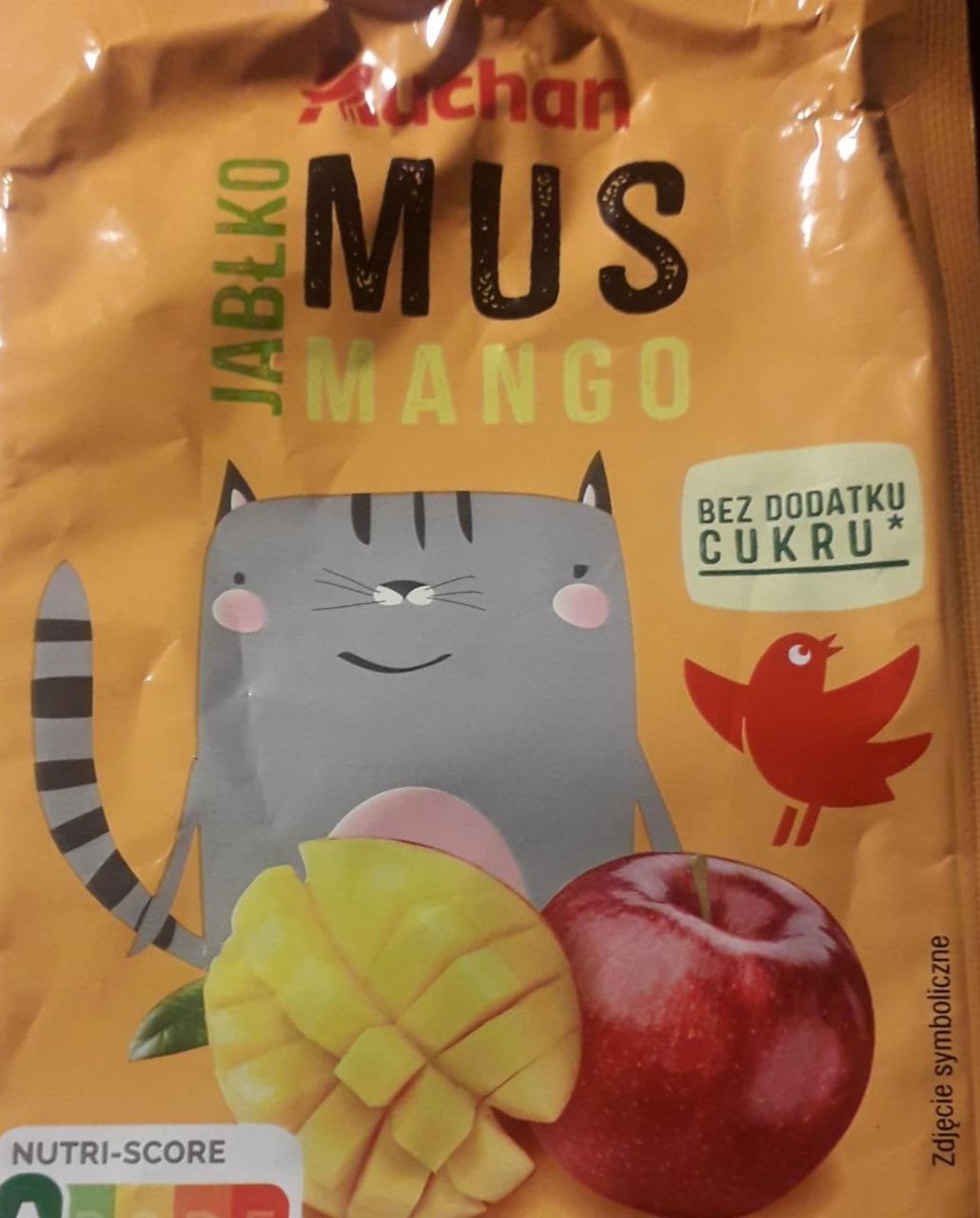 Zdjęcia - Mus jabłko mango Auchan