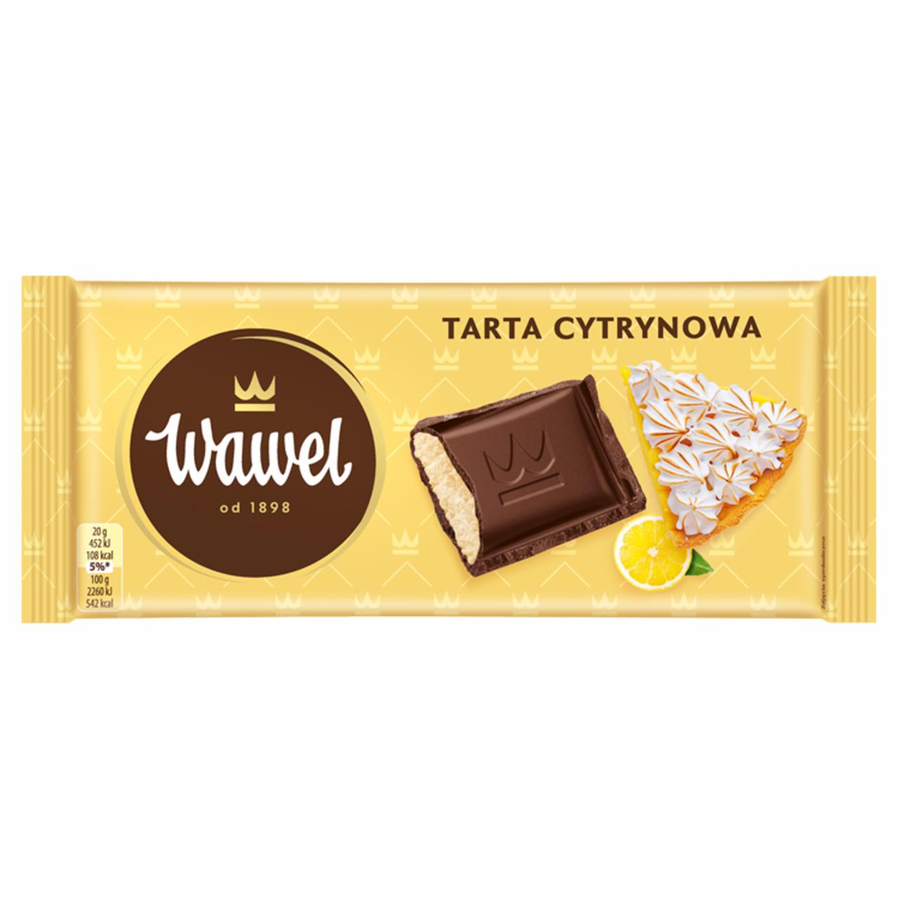 Zdjęcia - Wawel Czekolada nadziewana tarta cytrynowa 100 g