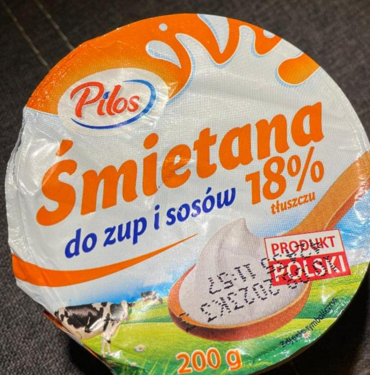 Zdjęcia - Śmietana do zup i sosów 18% Pilos