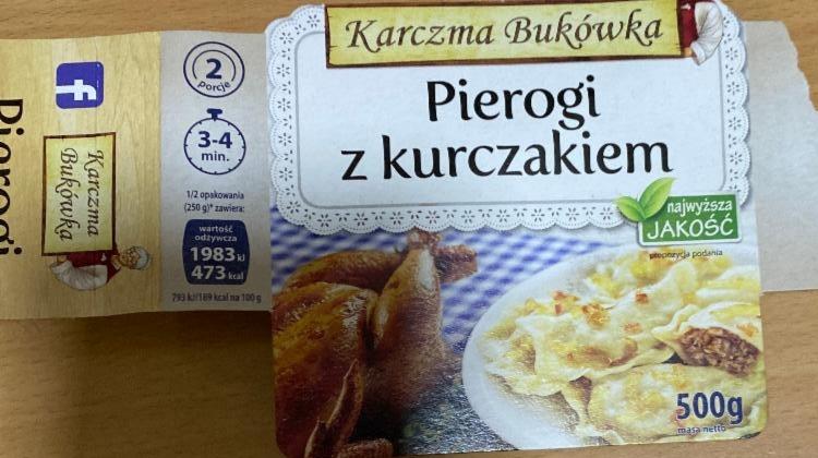 Zdjęcia - Karczma Bukówka Pierogi z kurczakiem 500 g