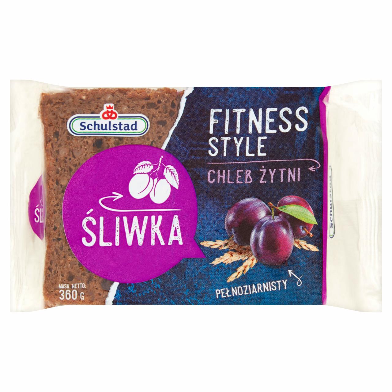 Zdjęcia - Schulstad Fitness Style Chleb żytni śliwka 360 g