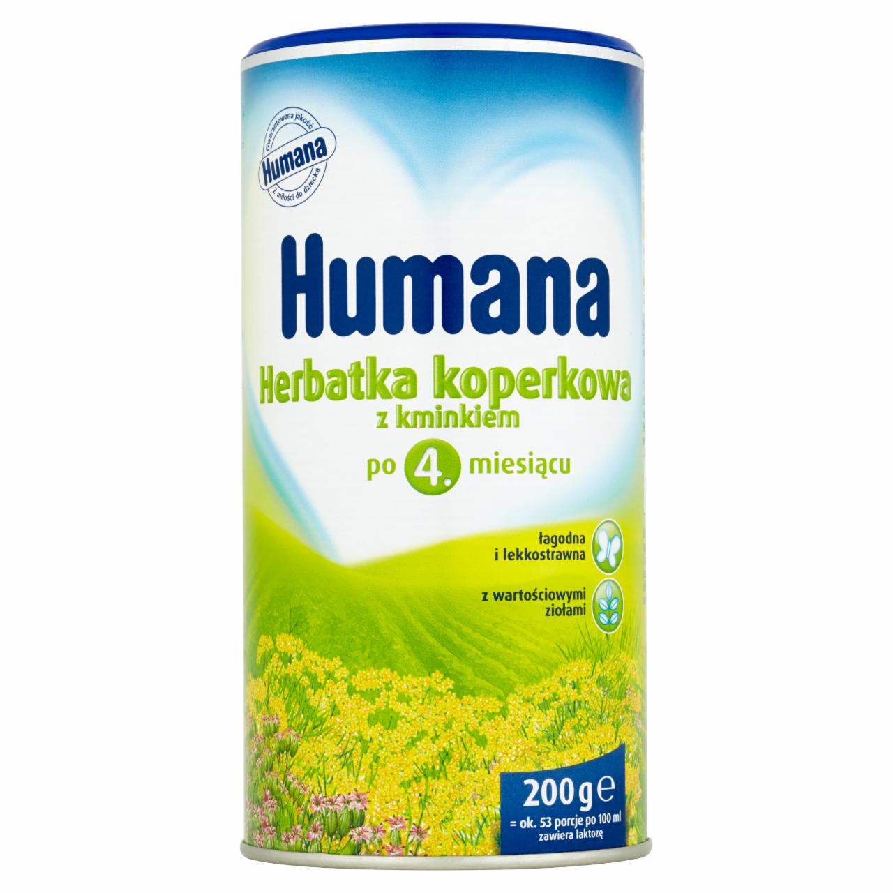 Zdjęcia - Humana Herbatka koperkowa z kminkiem po 4. miesiącu 200 g