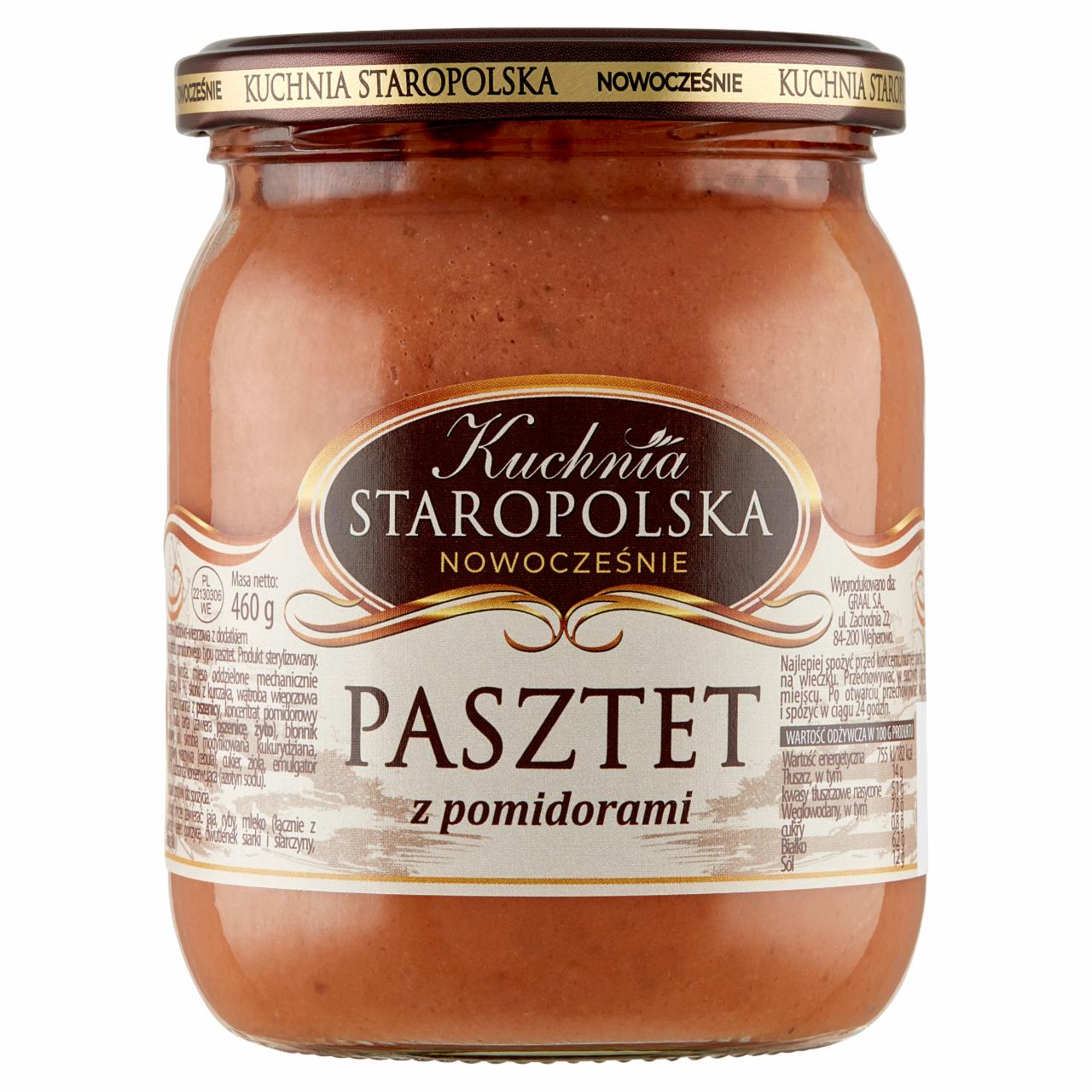 Zdjęcia - Kuchnia Staropolska Pasztet z pomidorami 460 g