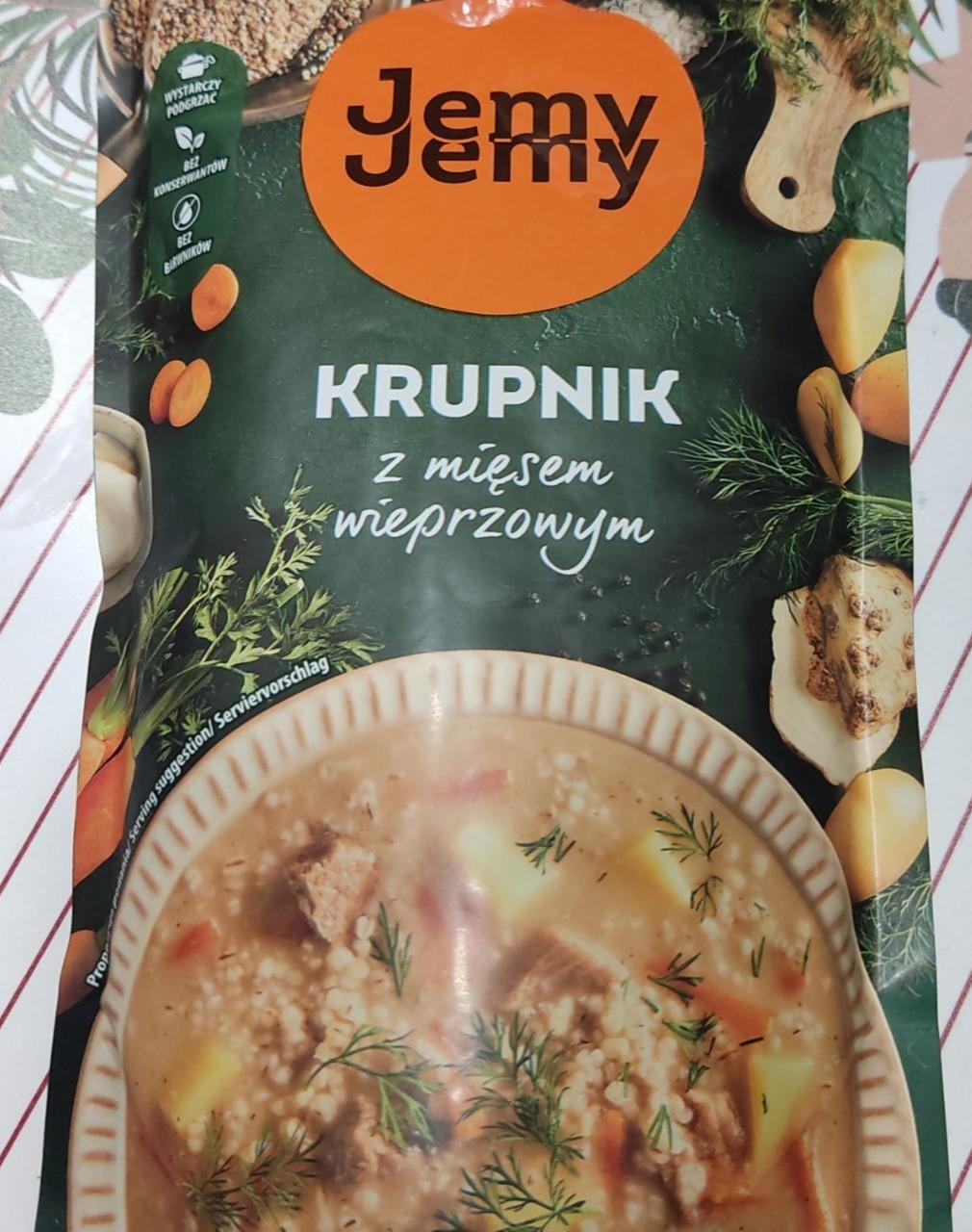 Zdjęcia - Krupnik z mięsem wieprzowym JemyJemy