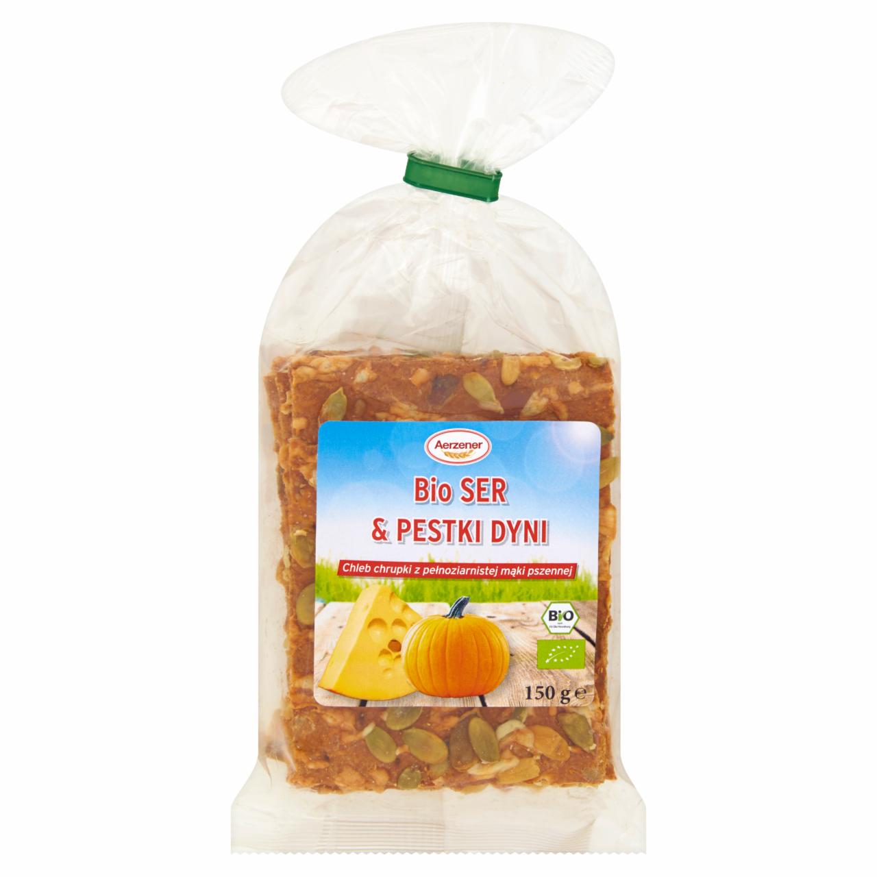 Zdjęcia - Aerzener Bio Chleb chrupki ser & pestki dyni 150 g