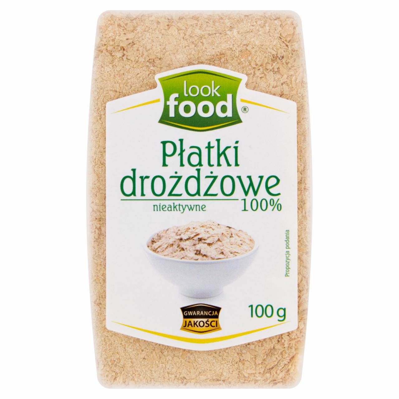 Zdjęcia - Look Food Płatki drożdżowe nieaktywne 100% 100 g