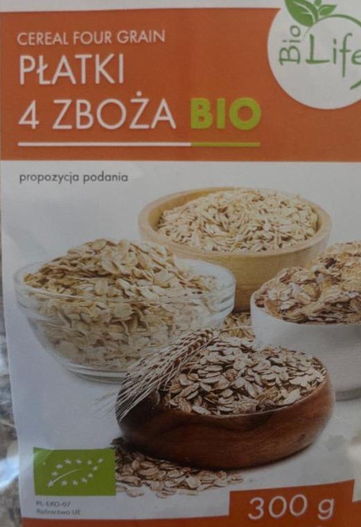 Zdjęcia - Płatki 4 zboża Bio Life