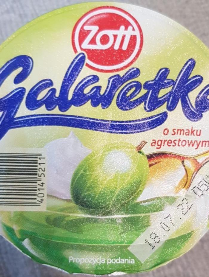 Zdjęcia - Galaretka o smaku agrestowym Zott