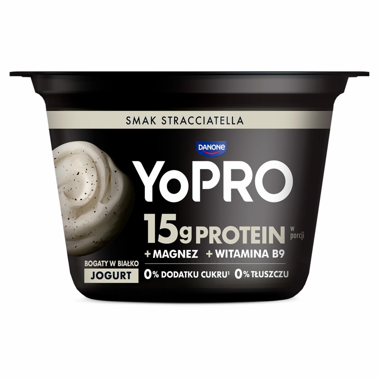 Zdjęcia - Danone YoPro Jogurt smak stracciatella 160 g