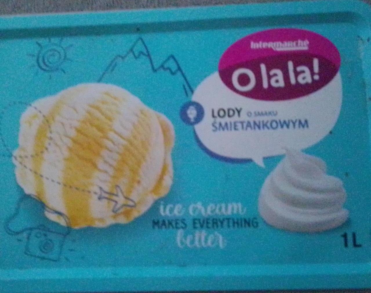 Zdjęcia - Lody o smaku śmietankowym O la la!