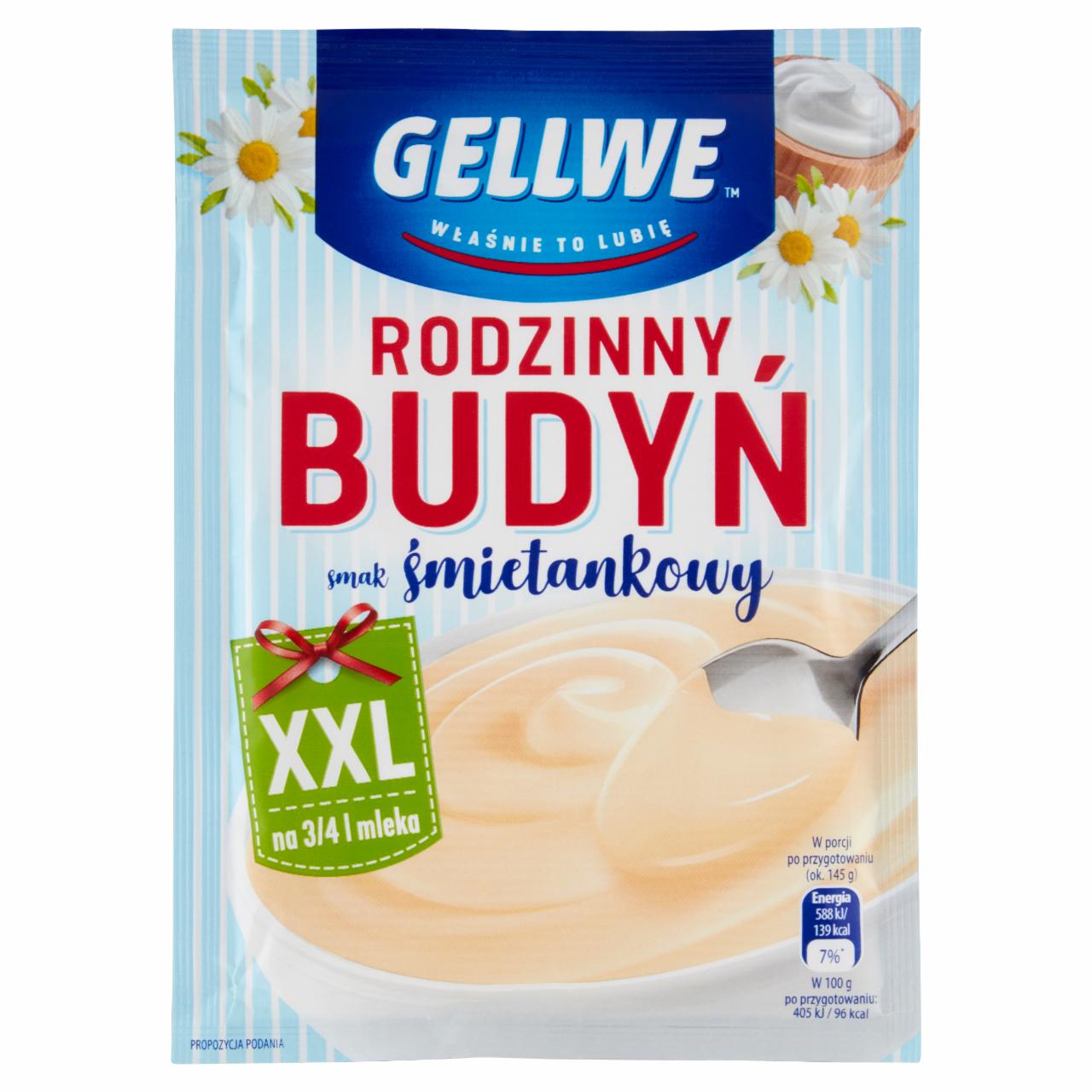 Zdjęcia - Gellwe Rodzinny budyń smak śmietankowy 64 g