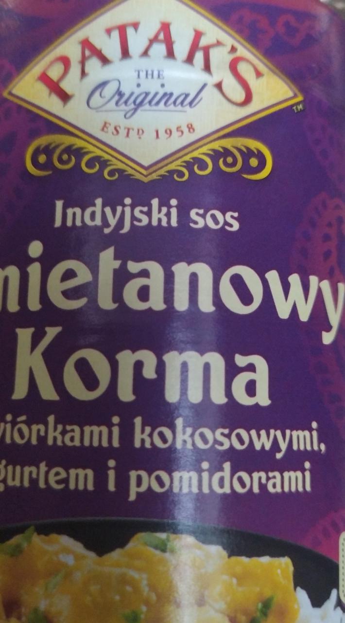 Zdjęcia - Indyjski sos śmietanowy Korma patak's